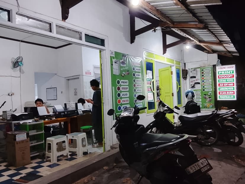 Lokasi area produksi Baznet Print